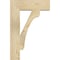 Ekena Millwork Legacy Block Rough Sawn Bracket, Douglas Fir, 4"W x 16"D x 24"H BKT04X16X24LEC05RDF - alternate 2